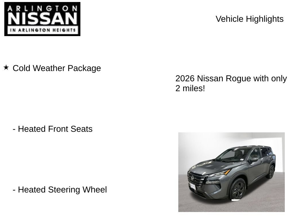 New 2026 Nissan Rogue SV w/ Cold Weather Package AWD/4WD image 8