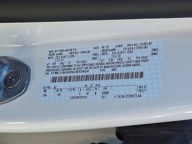 Used 2022 Ford Escape SE image 28