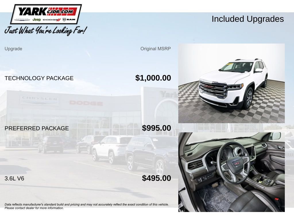 Used 2023 GMC Acadia SLT w/ Technology Package image 5