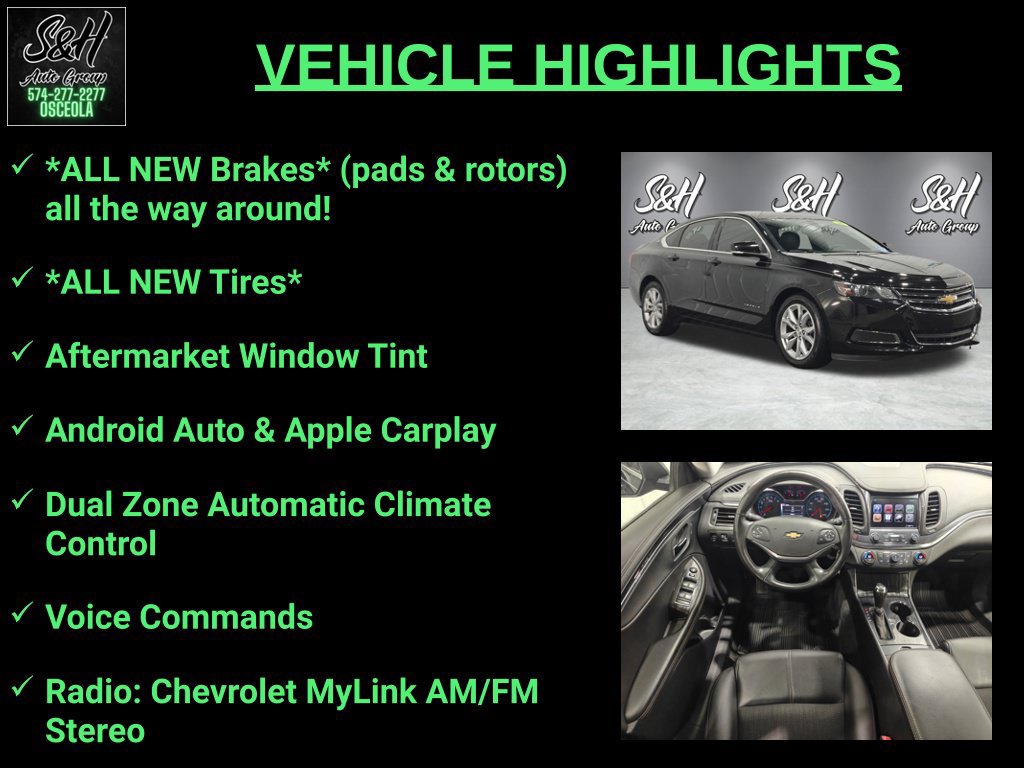 Used 2016 Chevrolet Impala LT w/ Convenience Package FWD image 3