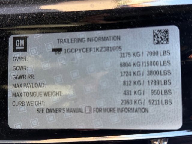 Used 2019 Chevrolet Silverado 1500 Custom Trail Boss w/ Custom Convenience Package image 29