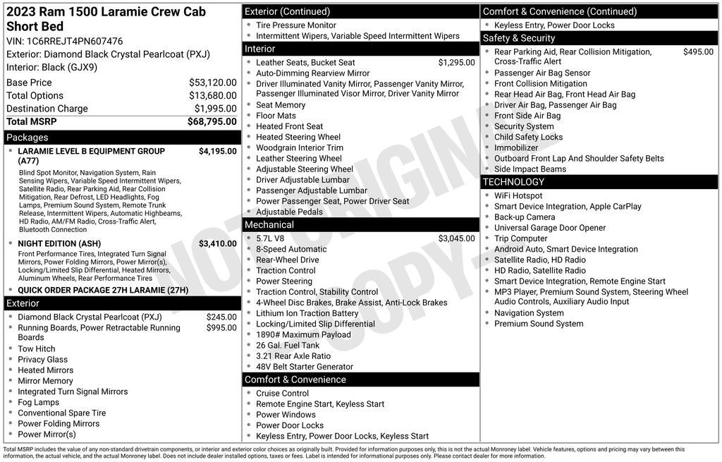 Used 2023 RAM 1500 Laramie RWD image 5