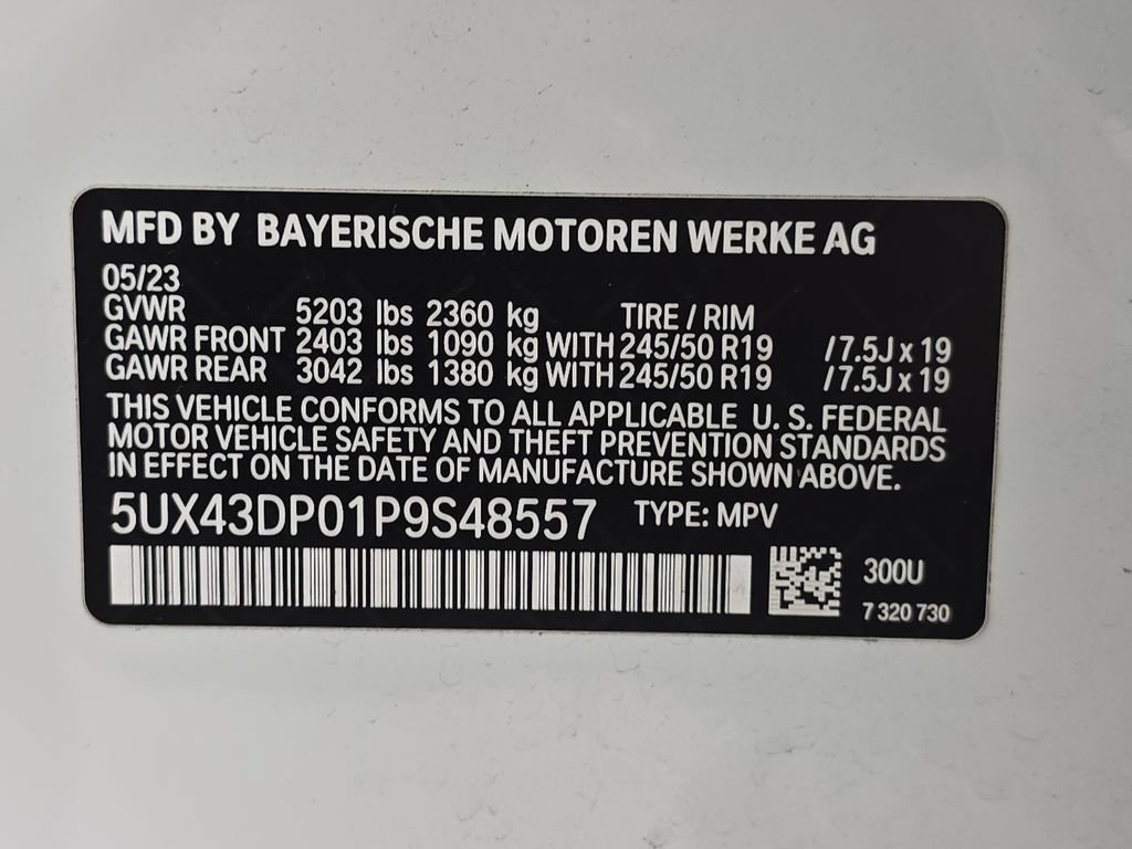 Certified 2023 BMW X3 sDrive30i w/ Convenience Package RWD image 34