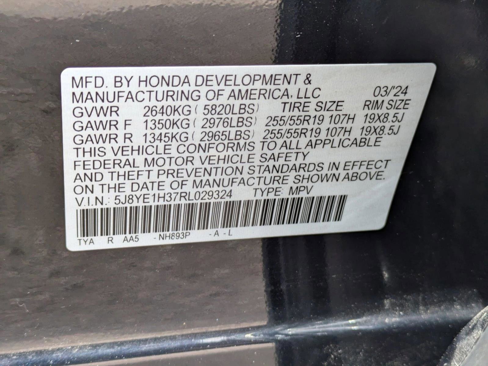 Certified 2024 Acura MDX SH-AWD image 27