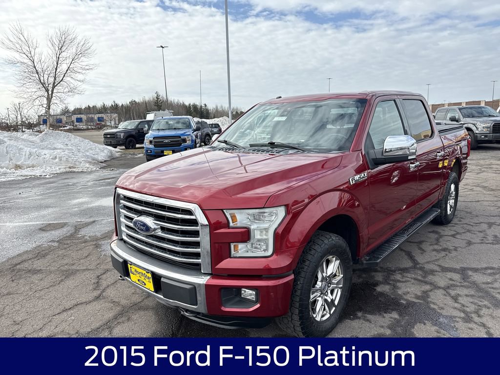 Used 2015 Ford F150 Platinum w/ Trailer Tow Package image 3
