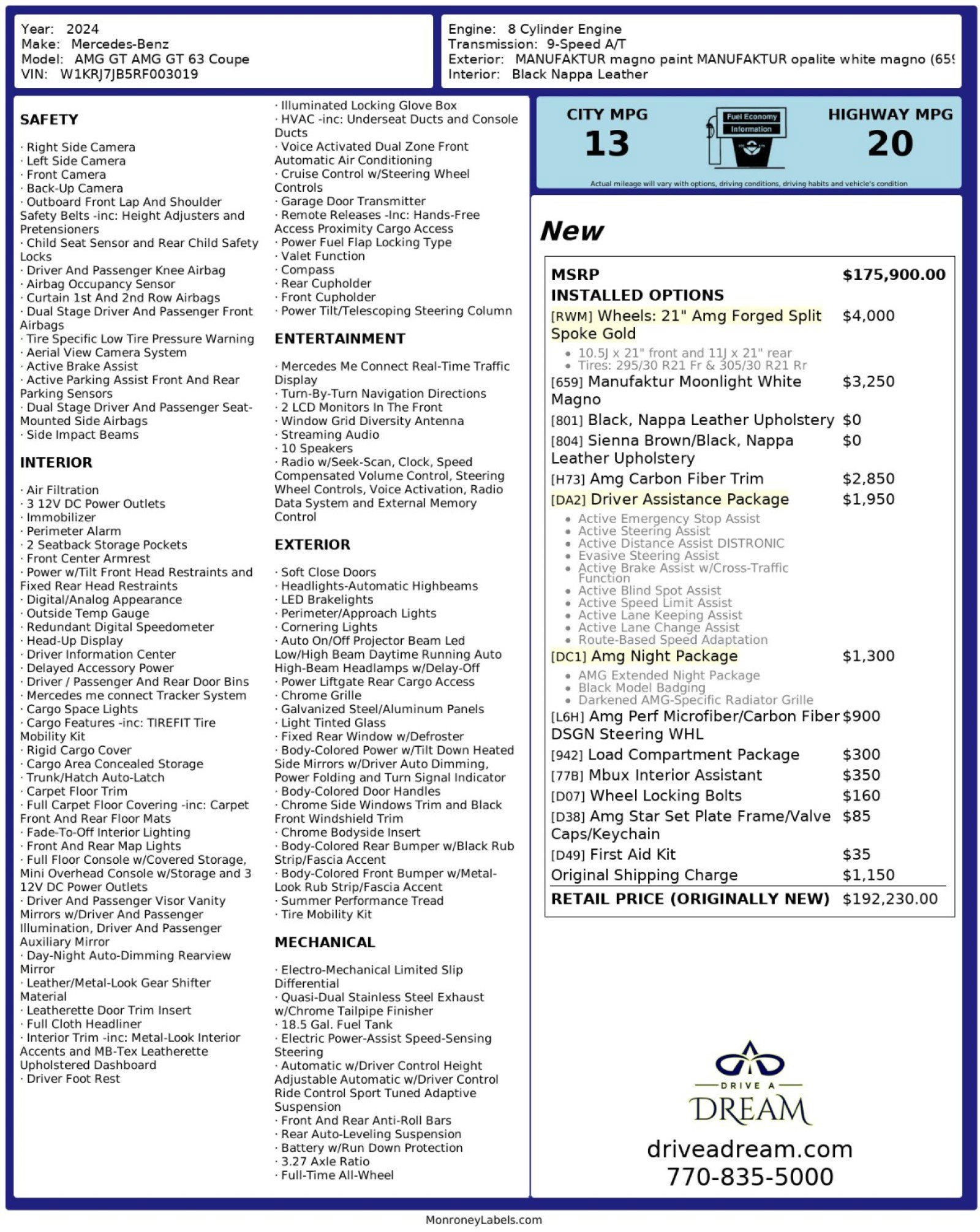 Used 2024 Mercedes-Benz AMG GT 63 image 78