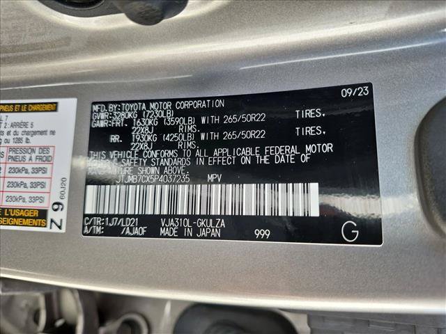 Used 2023 Lexus LX 600 F Sport w/ Accessory Package (Z1) AWD/4WD image 26