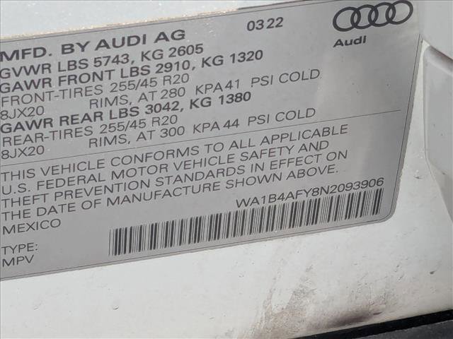 Used 2022 Audi SQ5 Premium Plus w/ Premium Plus Package image 15