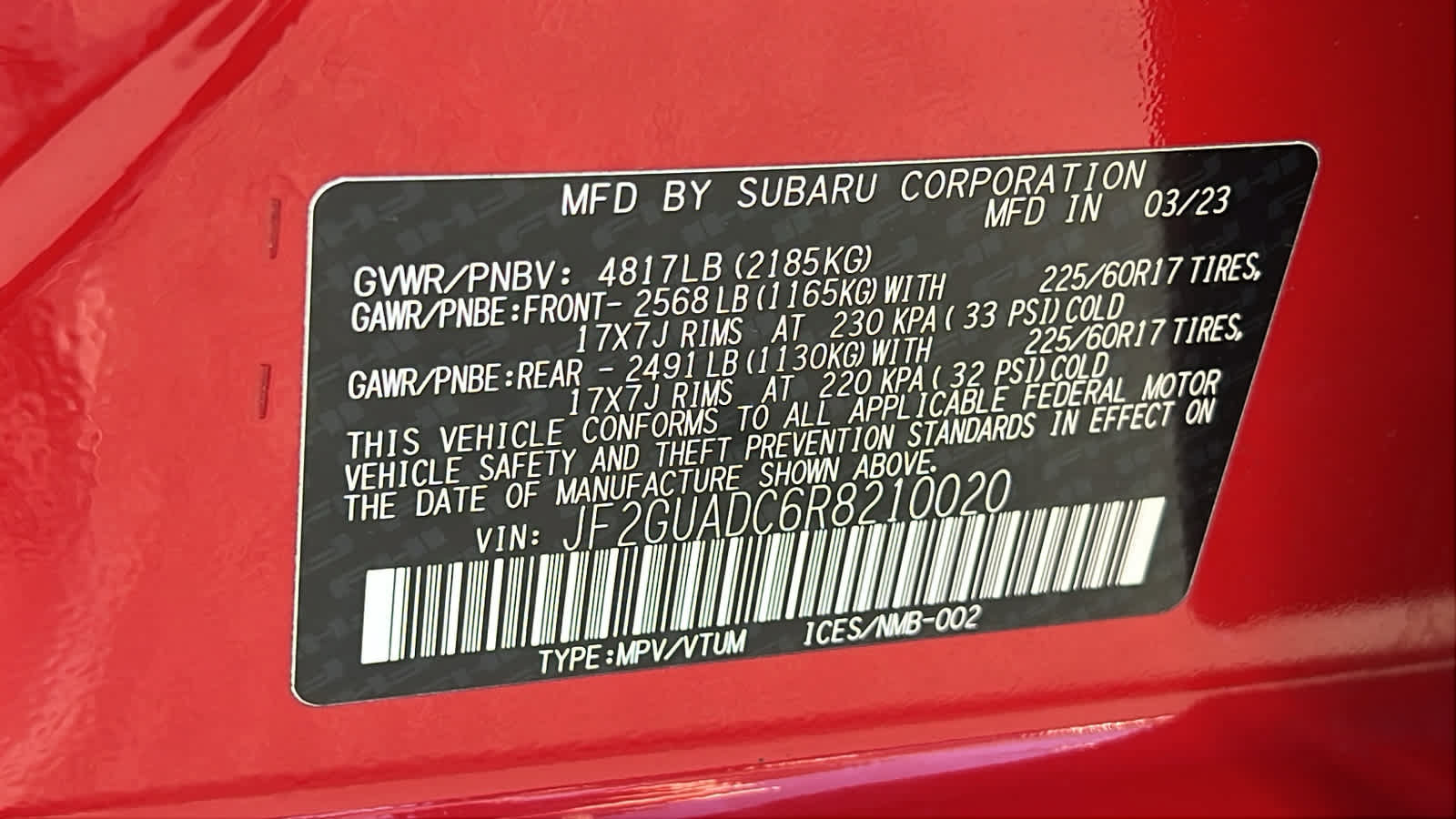 Certified 2024 Subaru Crosstrek 2.0i Premium AWD/4WD image 31