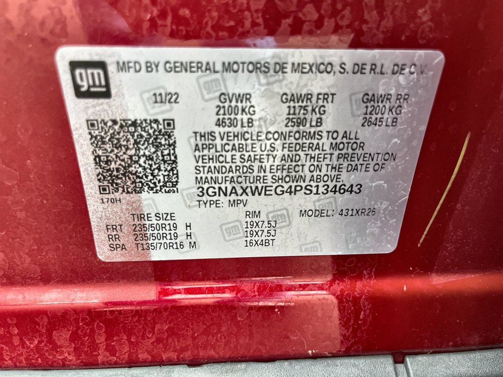 Used 2023 Chevrolet Equinox RS AWD/4WD image 32