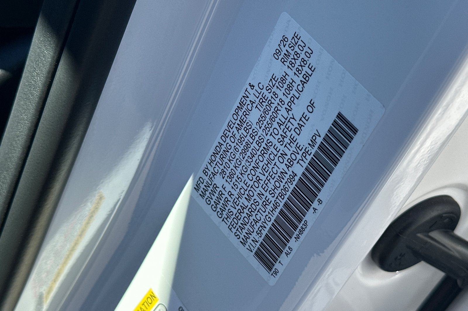 New 2026 Honda Pilot EX-L image 27
