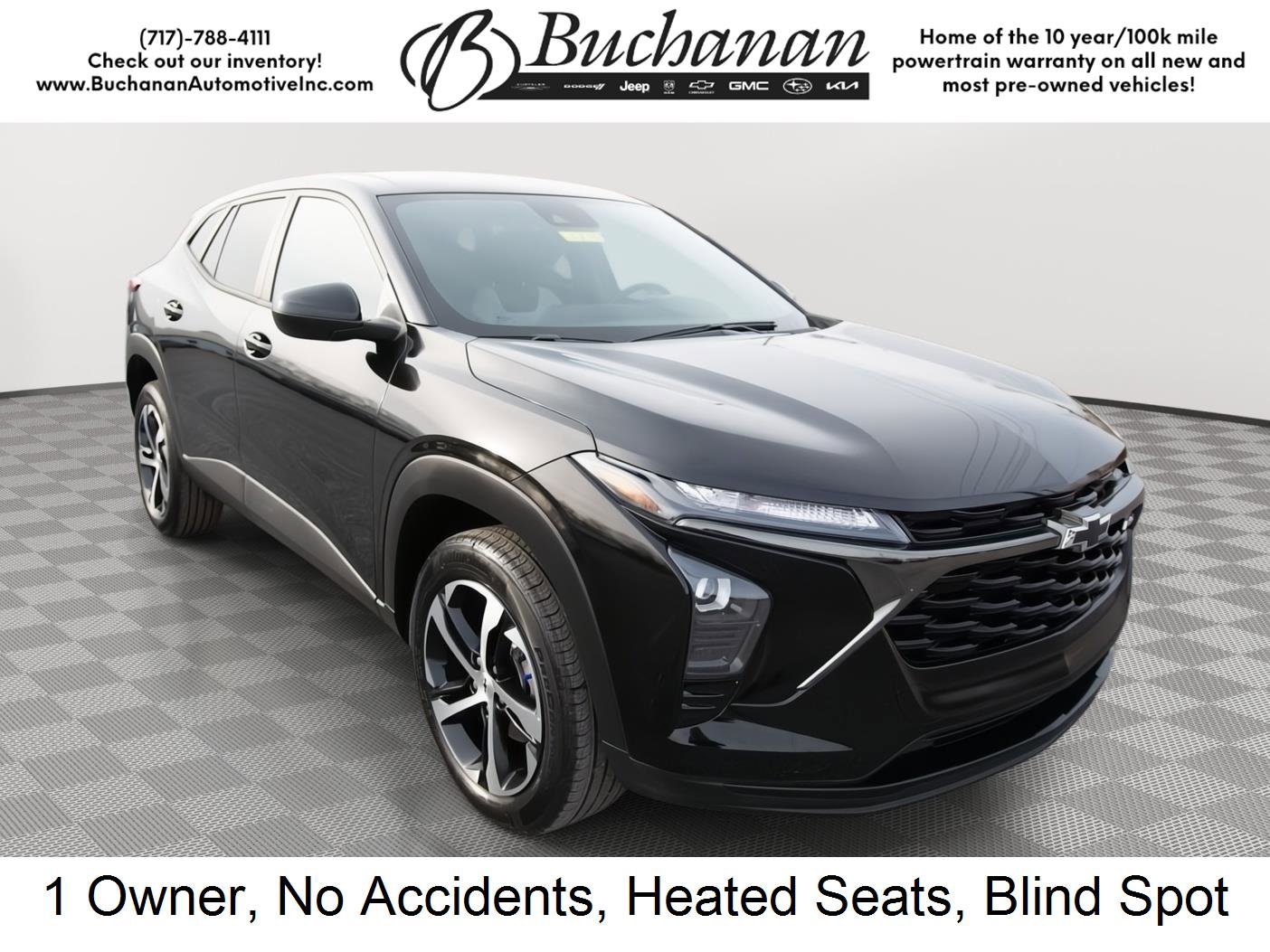 Certified 2024 Chevrolet Trax RS w/ Driver Confidence Package