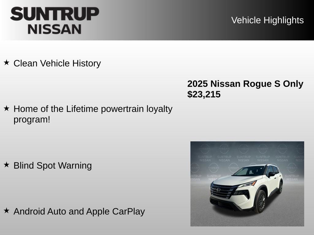Used 2025 Nissan Rogue S FWD image 8
