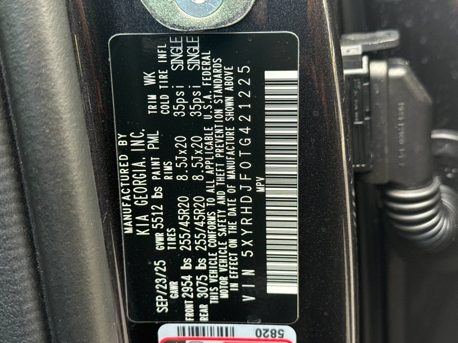 Certified 2026 Kia Sorento EX AWD/4WD image 36