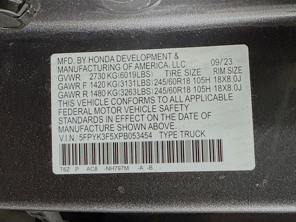 Used 2023 Honda Ridgeline RTL image 42