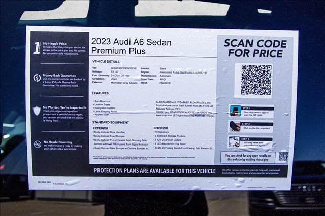 Used 2023 Audi A6 Premium Plus w/ Premium Plus Package AWD/4WD image 29