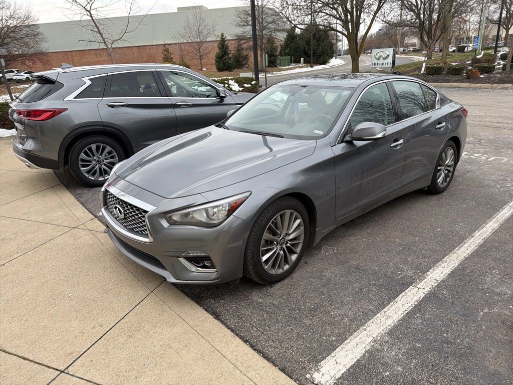 Used 2022 INFINITI Q50 Luxe w/ Cargo Package image 1