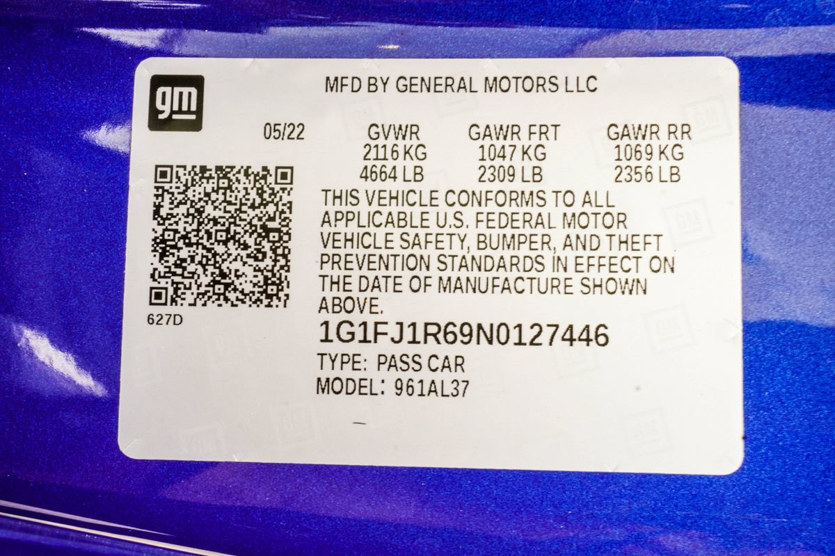 Used 2022 Chevrolet Camaro ZL1 RWD image 35