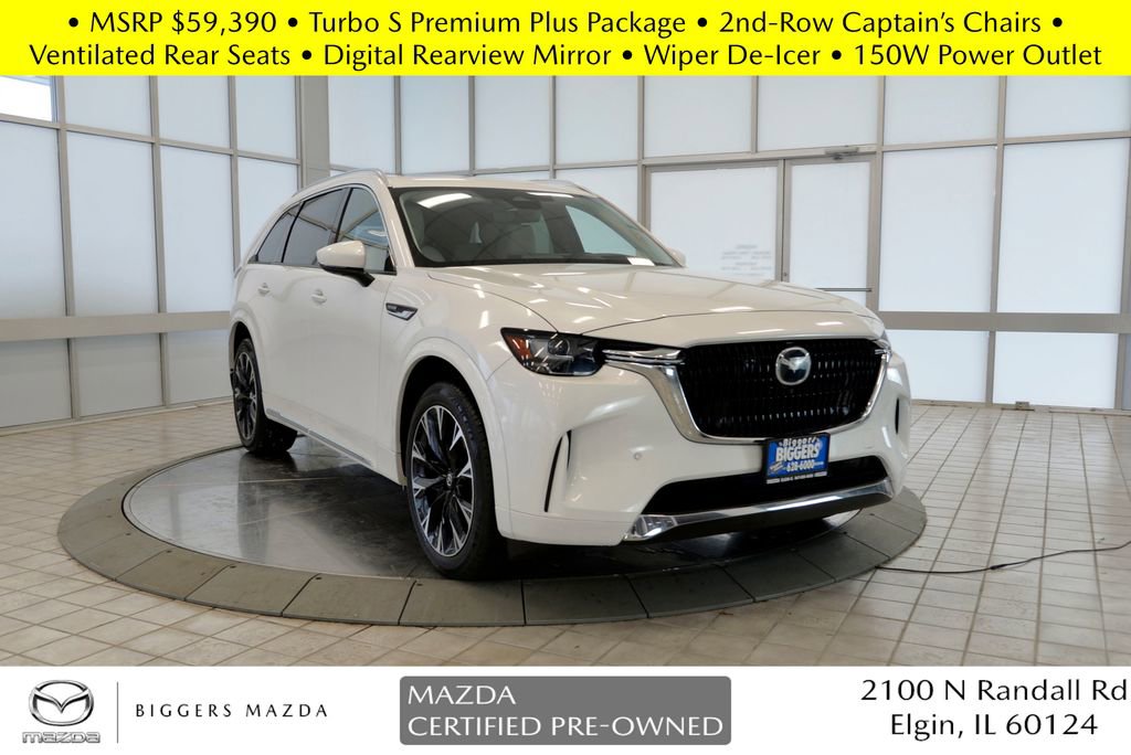 Certified 2025 MAZDA CX-90 3.3 Turbo S w/ Premium Plus
