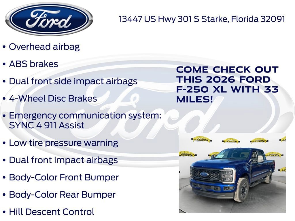 New 2026 Ford F250 XL w/ STX Appearance Package AWD/4WD image 30