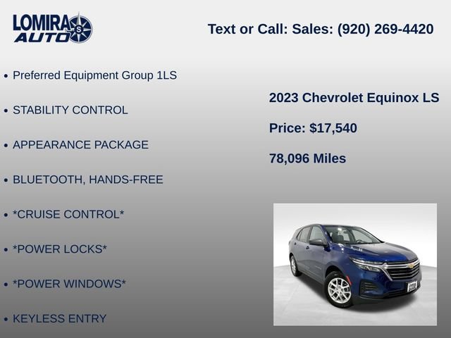 Used 2023 Chevrolet Equinox LS AWD/4WD image 8