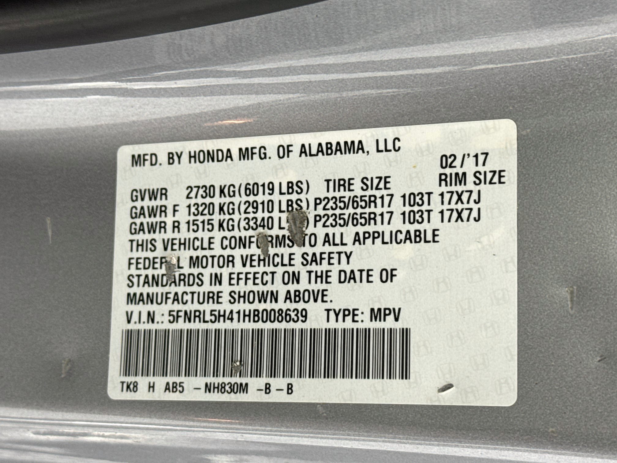 Used 2017 Honda Odyssey EX image 31