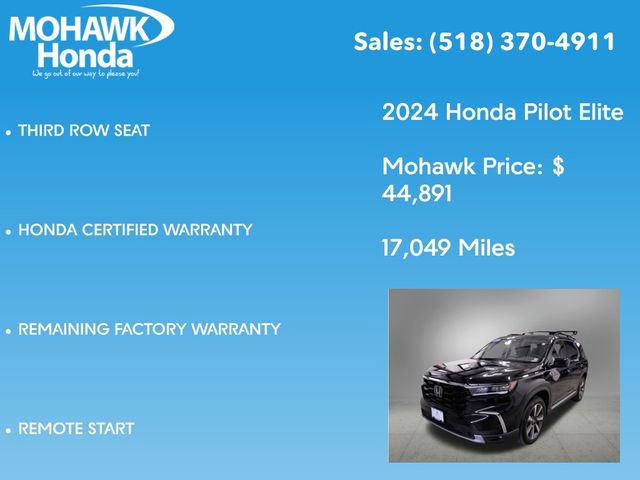 Certified 2024 Honda Pilot Elite image 23