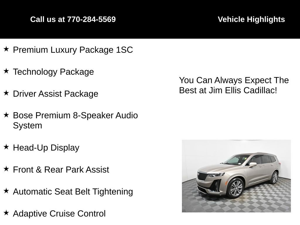 Certified 2022 Cadillac XT6 Premium Luxury w/ Technology Package image 5