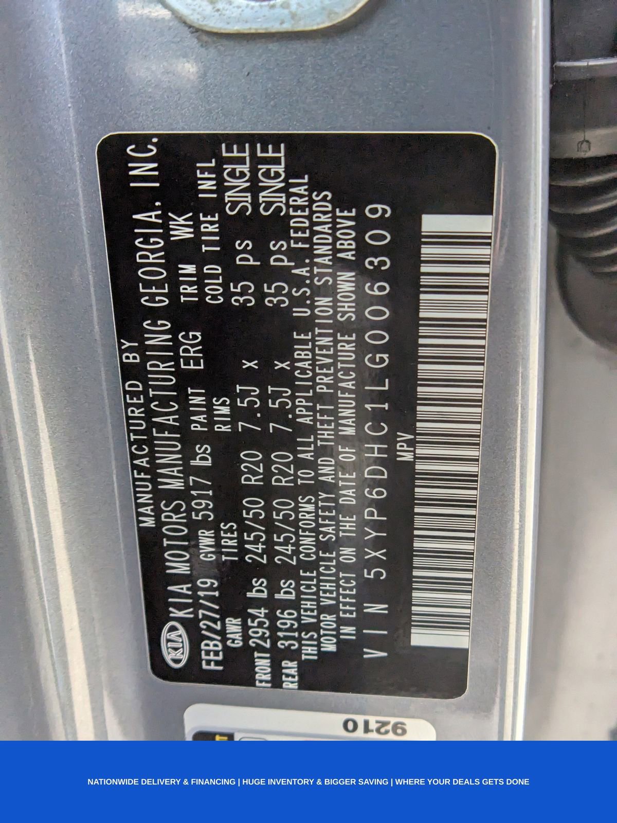 Used 2020 Kia Telluride S w/ S 8 Passenger Seating Package image 39