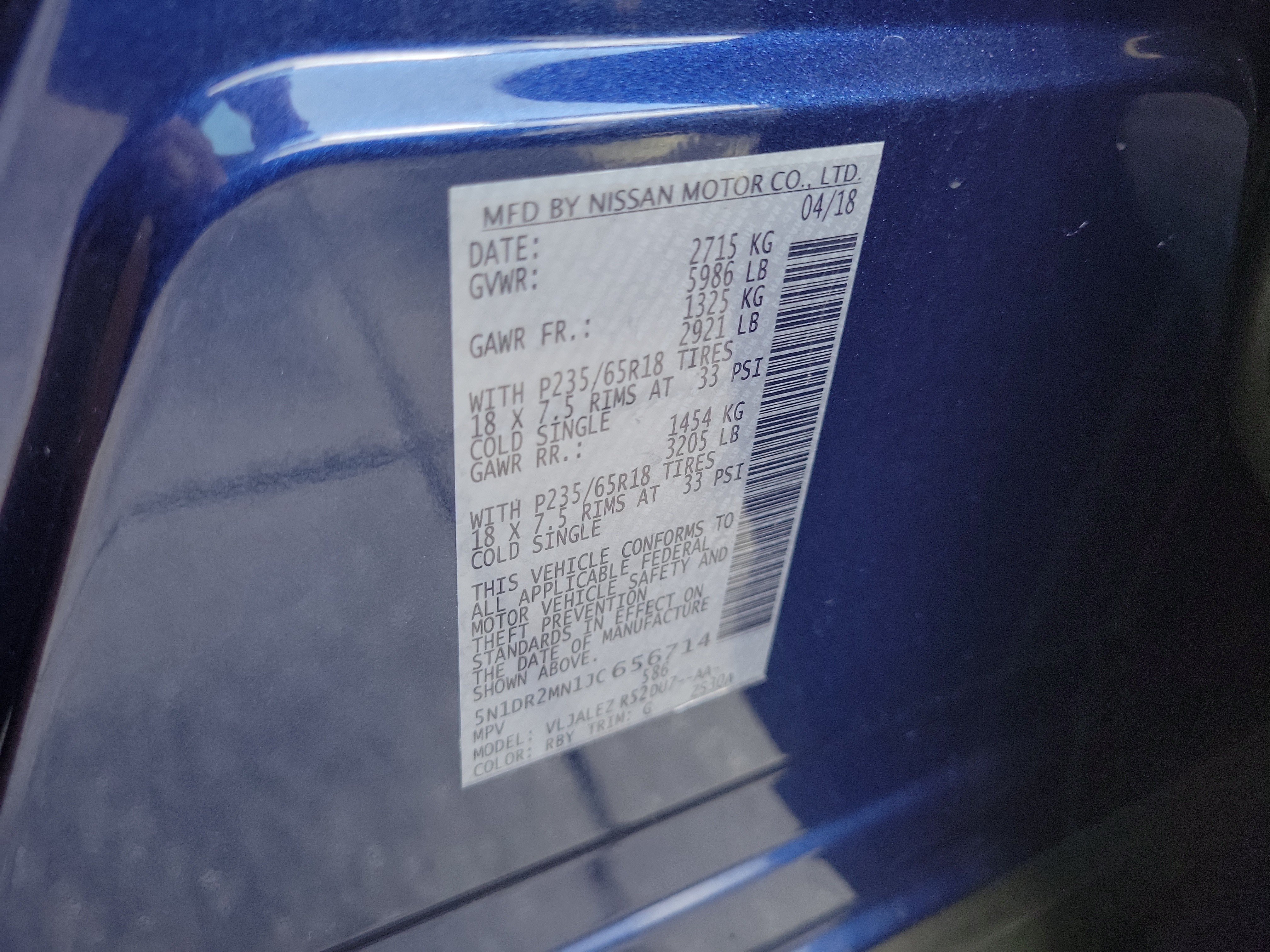 Used 2018 Nissan Pathfinder SV FWD image 30