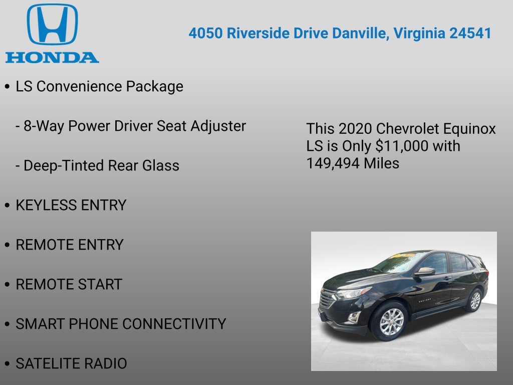 Used 2020 Chevrolet Equinox LS w/ LS Convenience Package FWD image 7