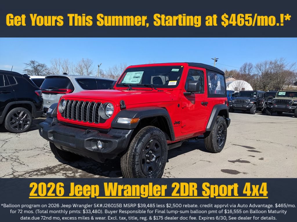 New 2026 Jeep Wrangler Sport AWD/4WD image 4