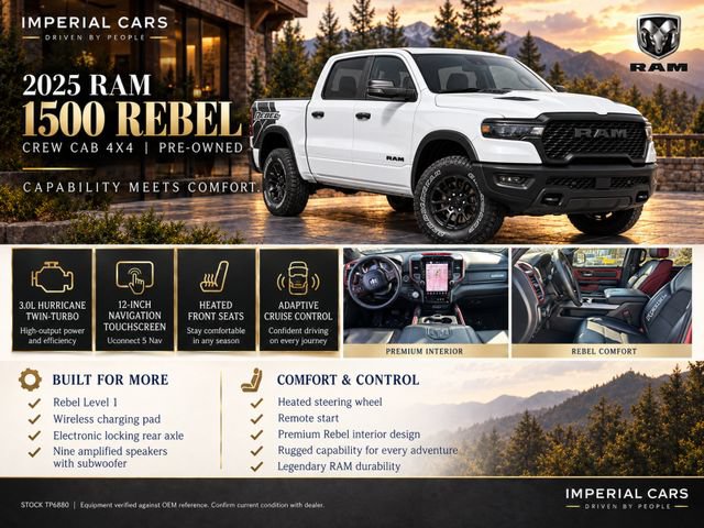 Used 2025 RAM 1500 Rebel w/ Rebel Level 1 Equipment Group AWD/4WD image 36