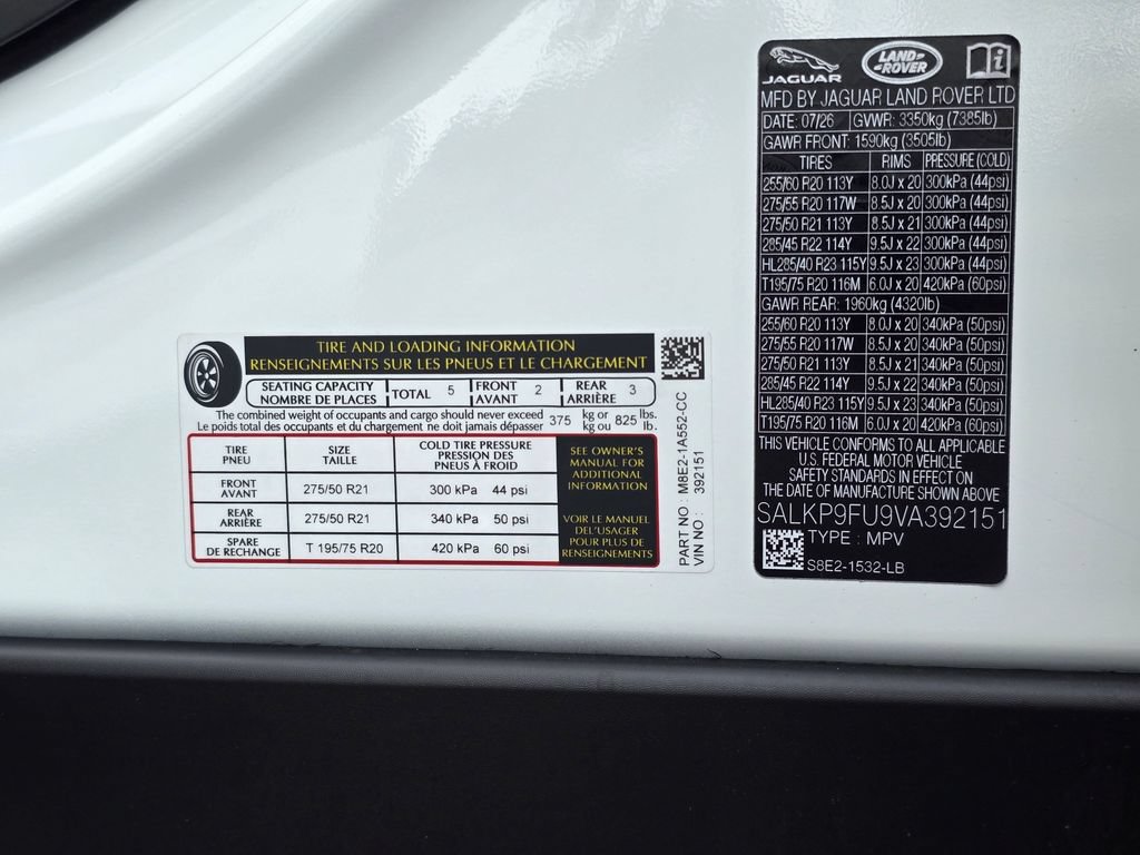 New 2027 Land Rover Range Rover SE AWD/4WD image 36