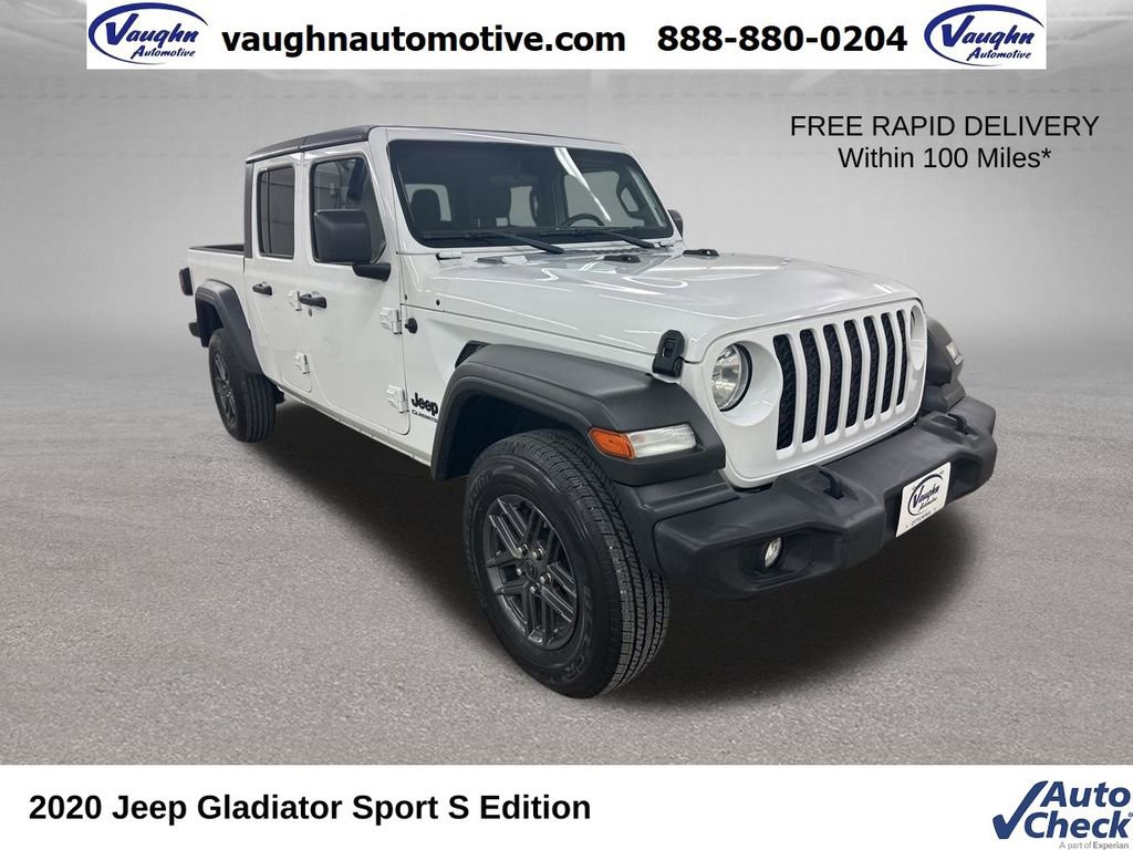 Used 2020 Jeep Gladiator Sport w/ Quick Order Package 24S AWD/4WD image 1