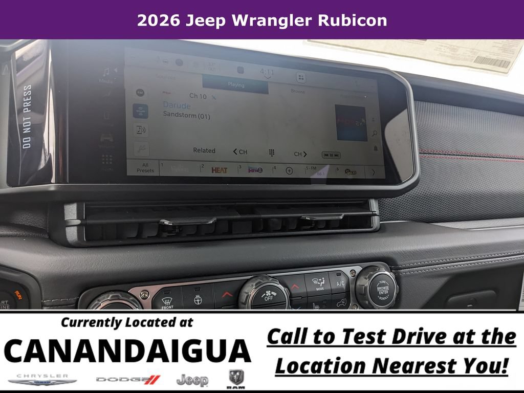 New 2026 Jeep Wrangler Unlimited Rubicon w/ Xtreme 35 Tire Package AWD/4WD image 31