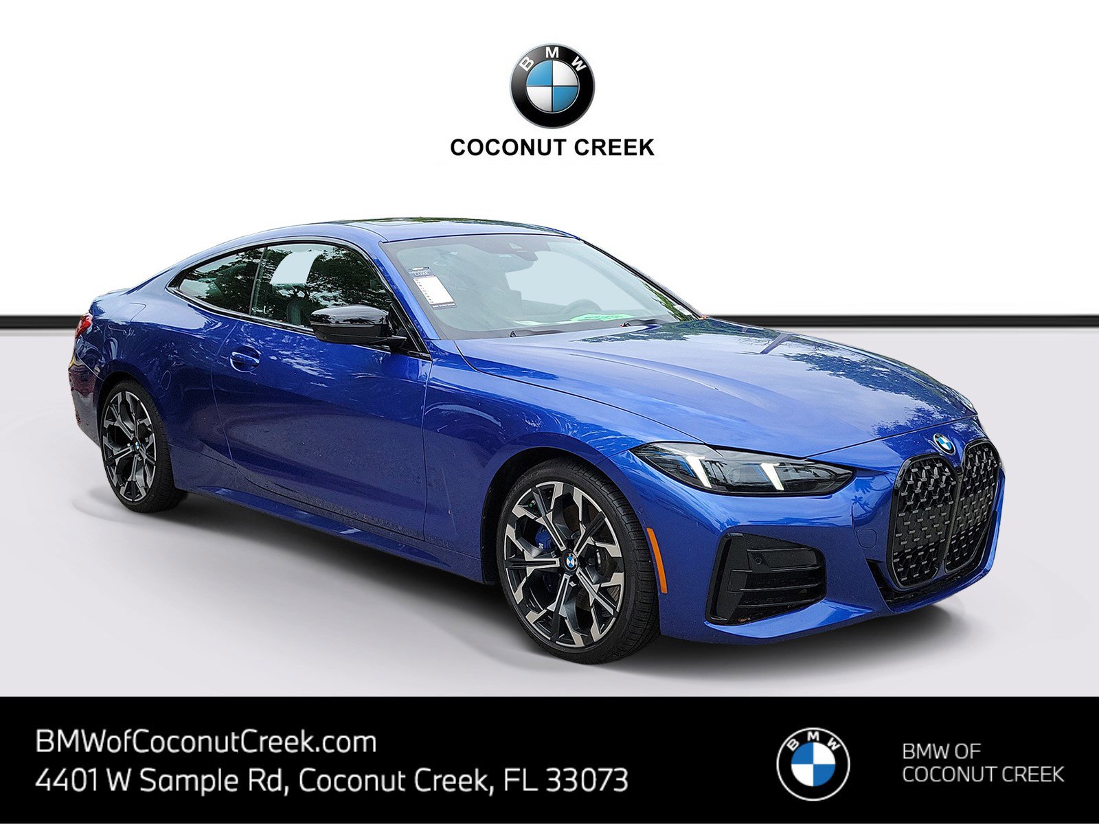 New 2025 BMW 430i Coupe w/ M Sport Package RWD image 1