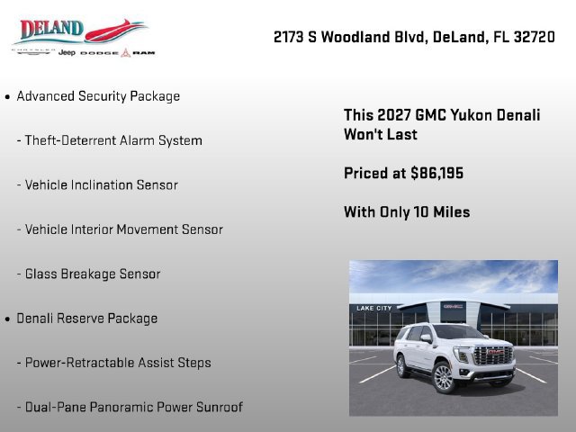 New 2027 GMC Yukon Denali w/ Denali Reserve Package RWD image 29
