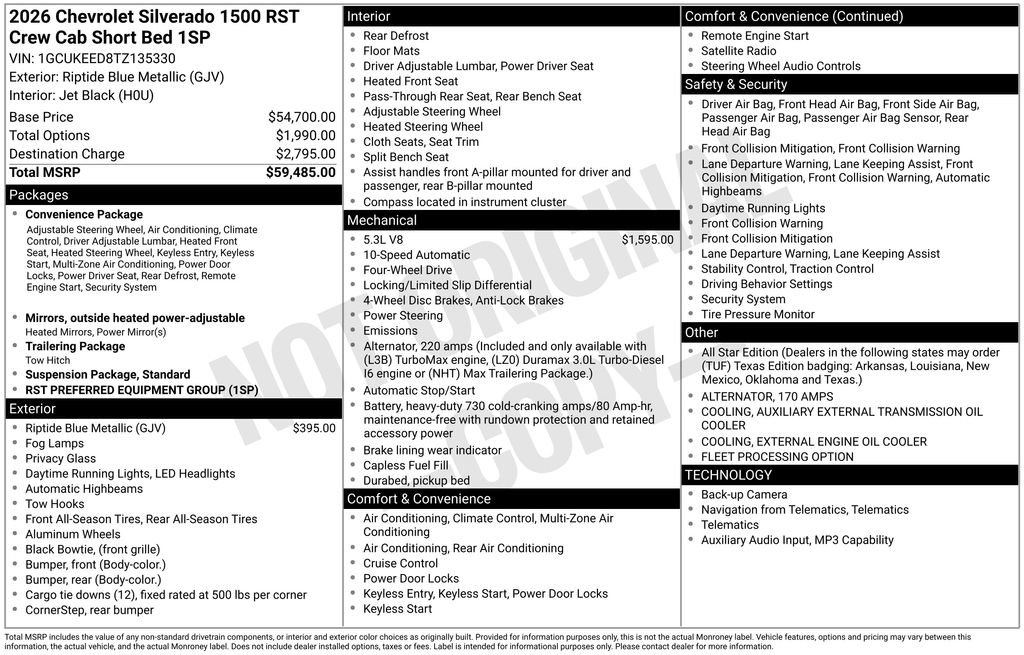 Certified 2026 Chevrolet Silverado 1500 RST AWD/4WD image 34