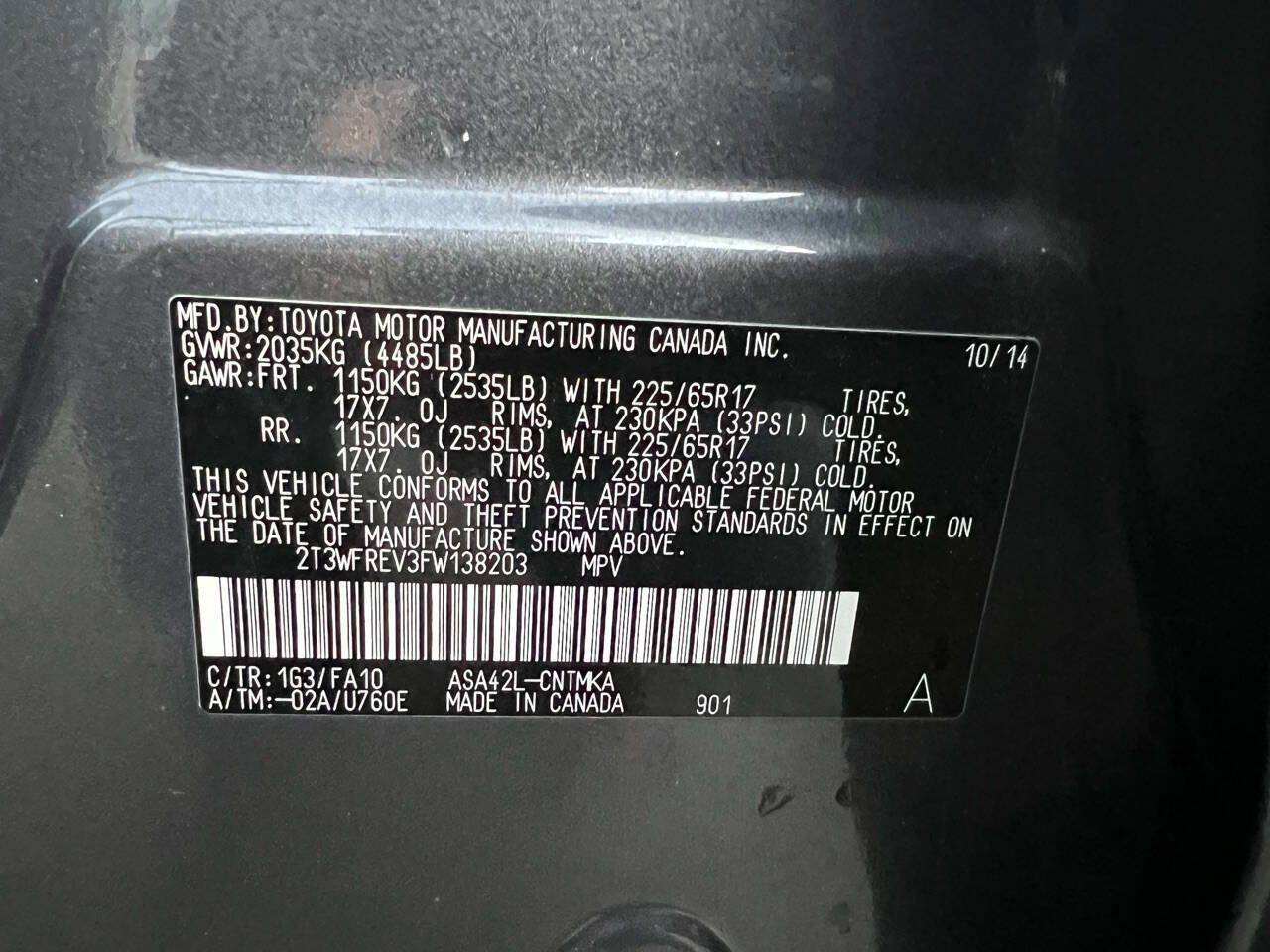 Used 2015 Toyota RAV4 XLE image 31