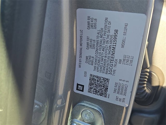 Used 2021 Chevrolet Colorado ZR2 w/ ZR2 Dusk Special Edition image 18