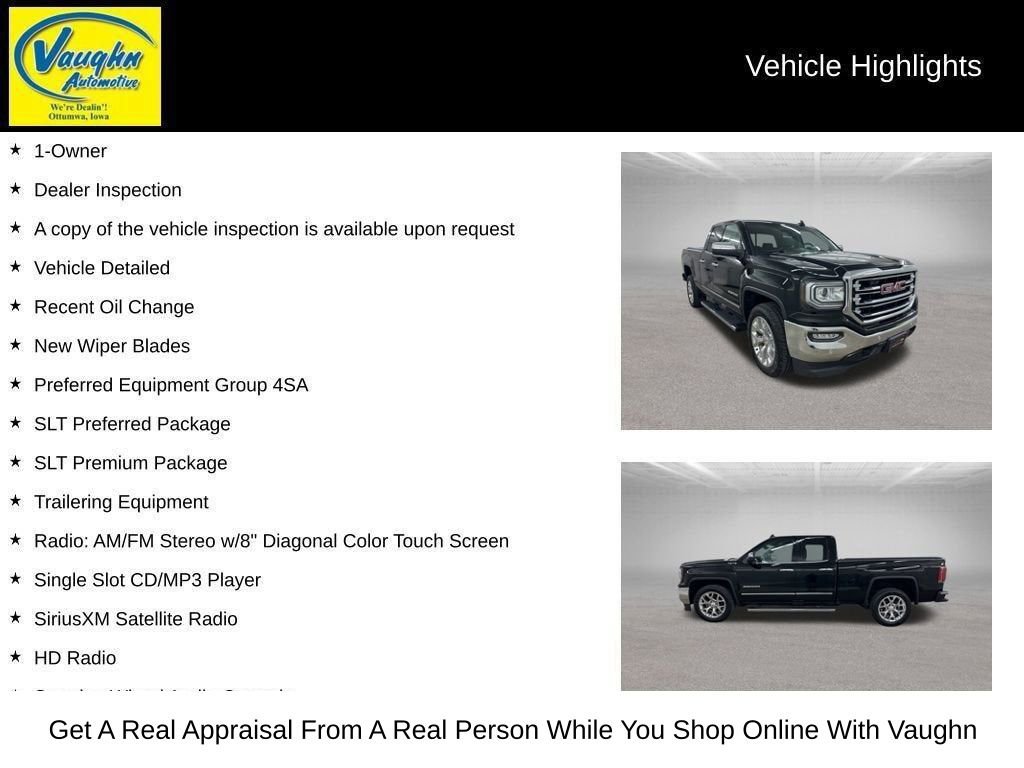 Used 2017 GMC Sierra 1500 SLT w/ SLT Premium Package AWD/4WD image 5