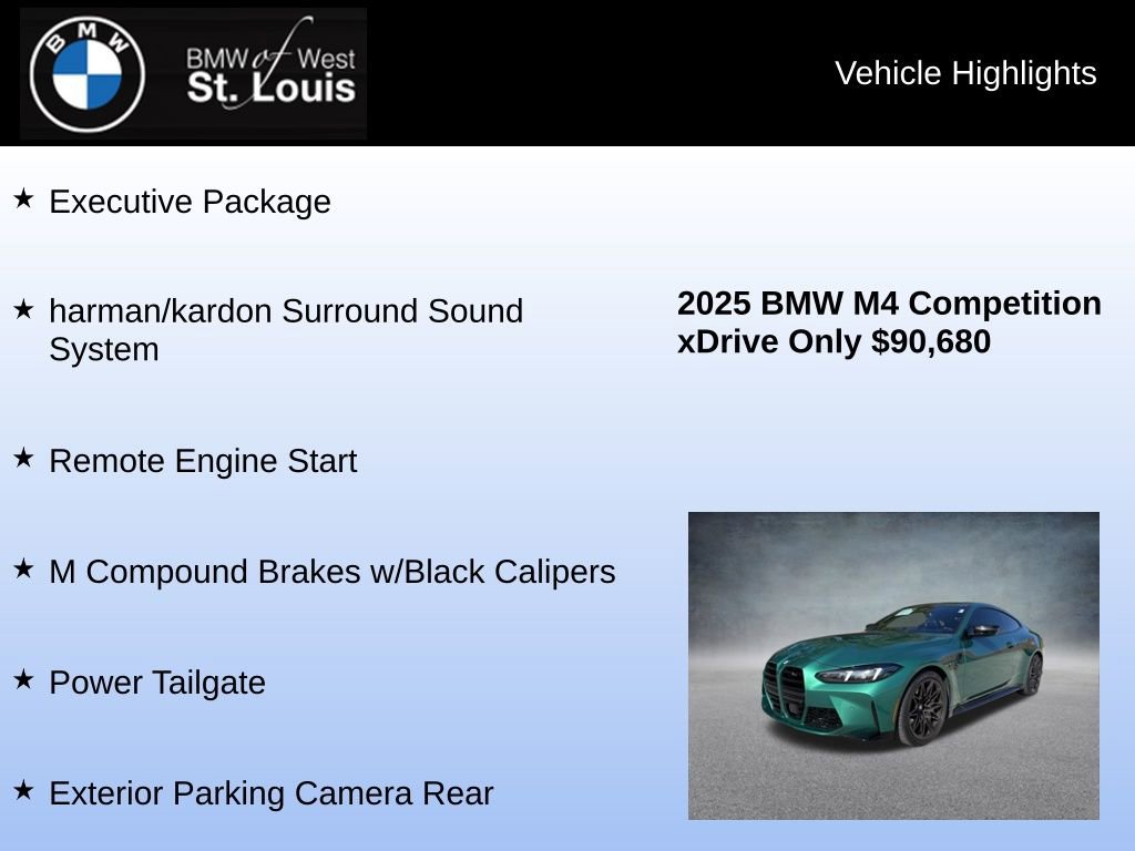 Used 2025 BMW M4 xDrive Competition image 16