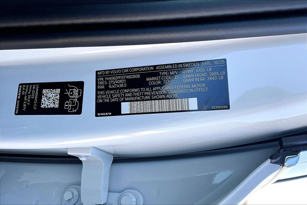 New 2026 Volvo XC90 B6 Ultra w/ Protection Package AWD/4WD image 27
