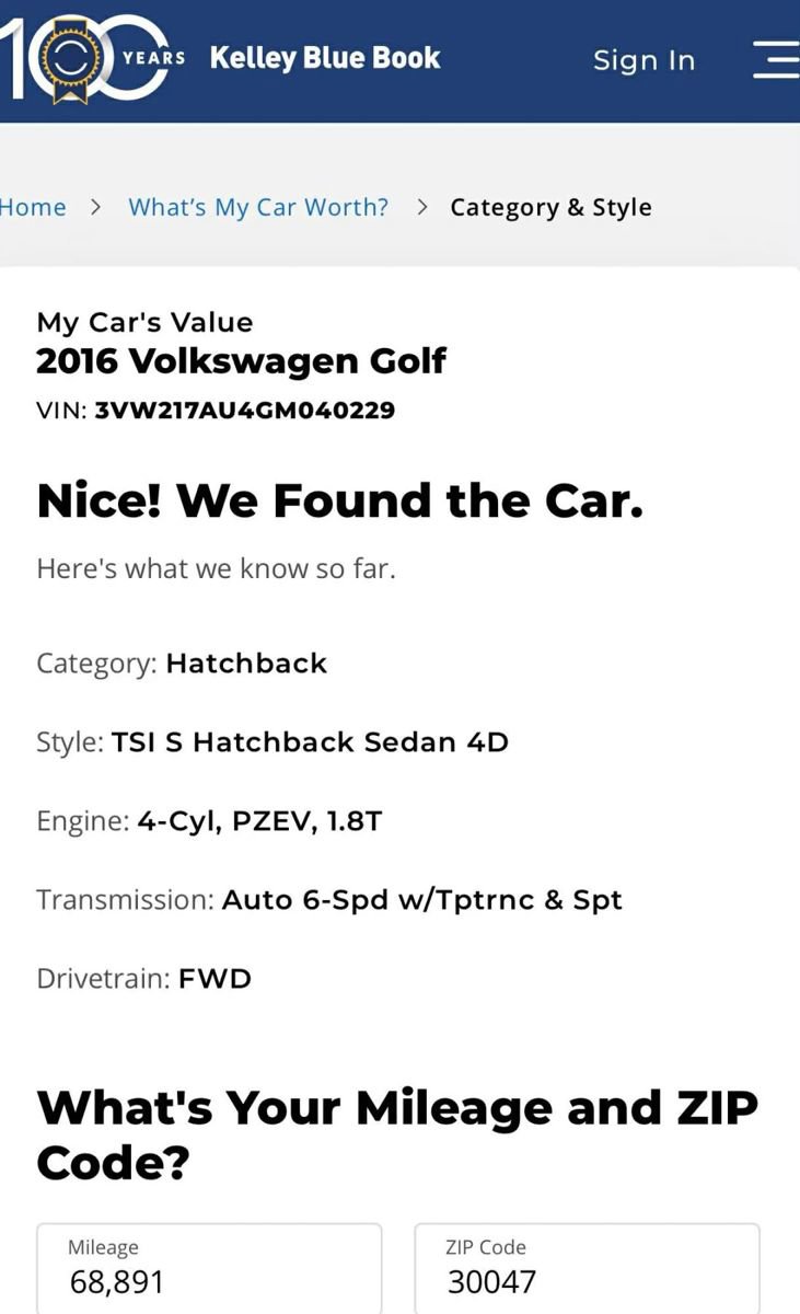 Used 2016 Volkswagen Golf S image 3