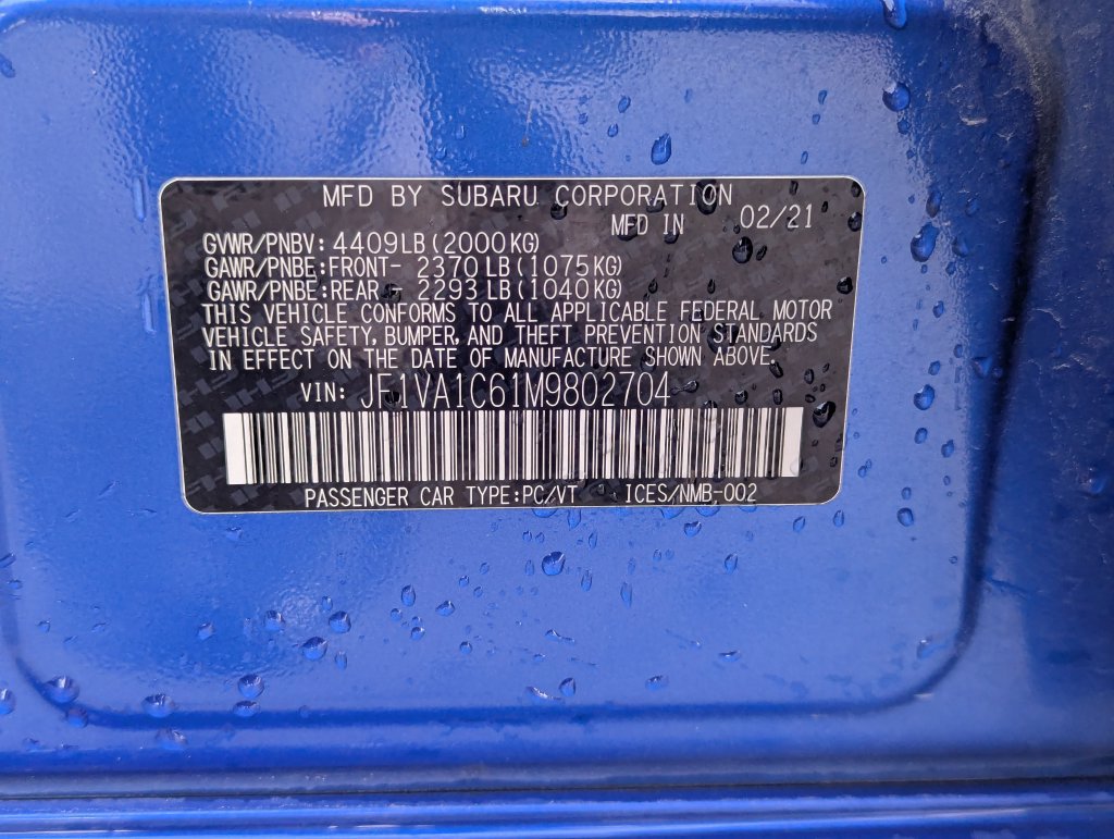 Used 2021 Subaru WRX Premium AWD/4WD image 14
