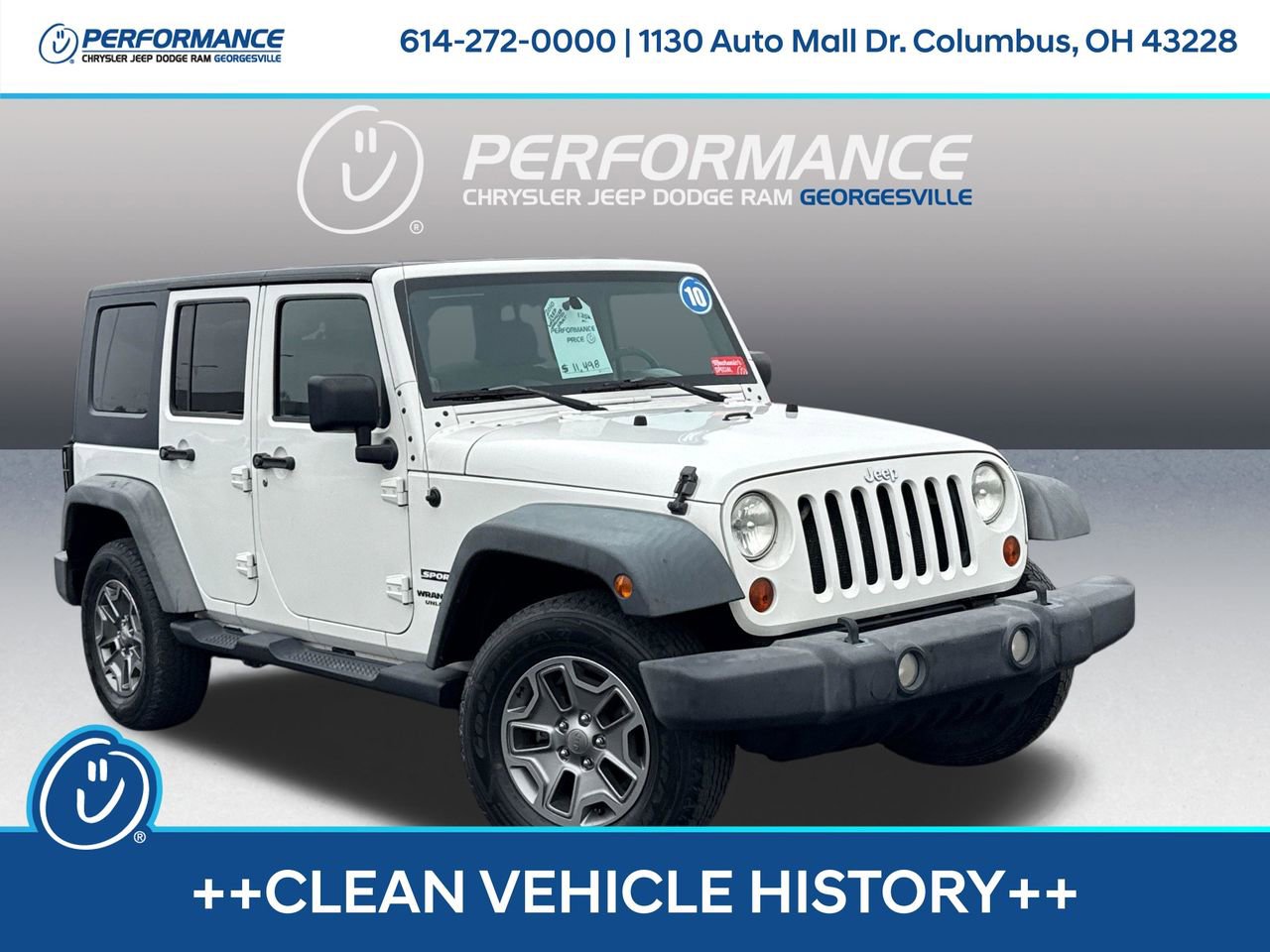 Used 2010 Jeep Wrangler Unlimited Sport