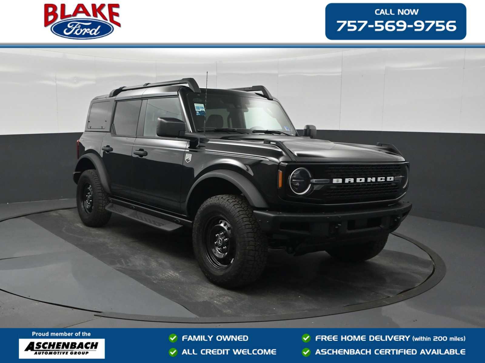 New 2026 Ford Bronco Big Bend w/ Black Diamond Package