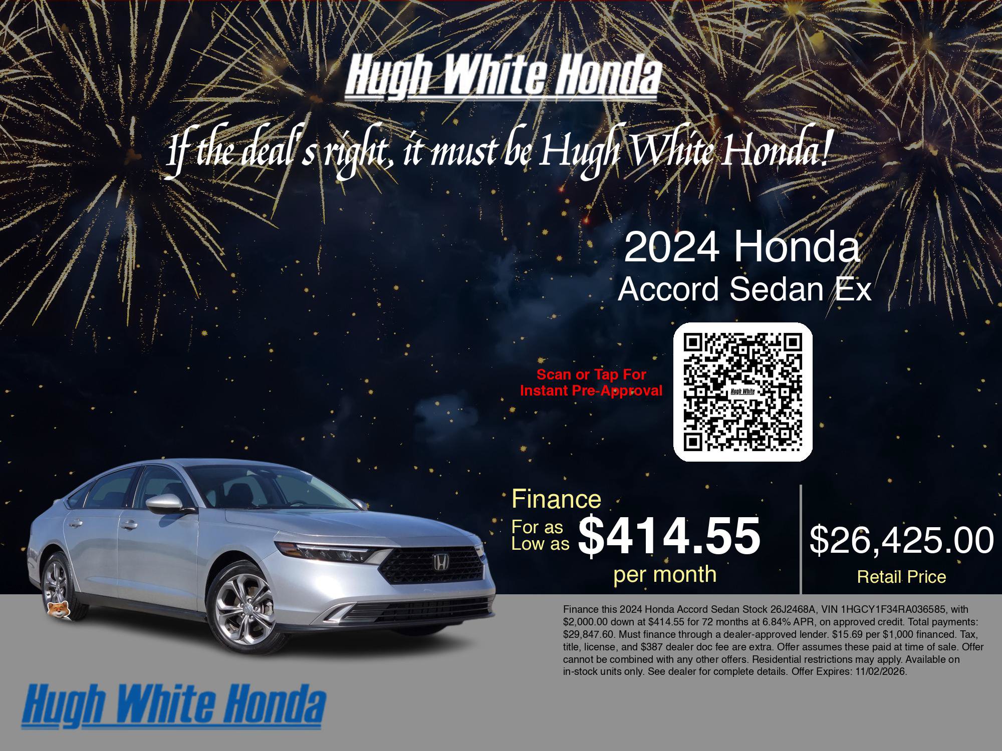 Used 2024 Honda Accord EX image 5