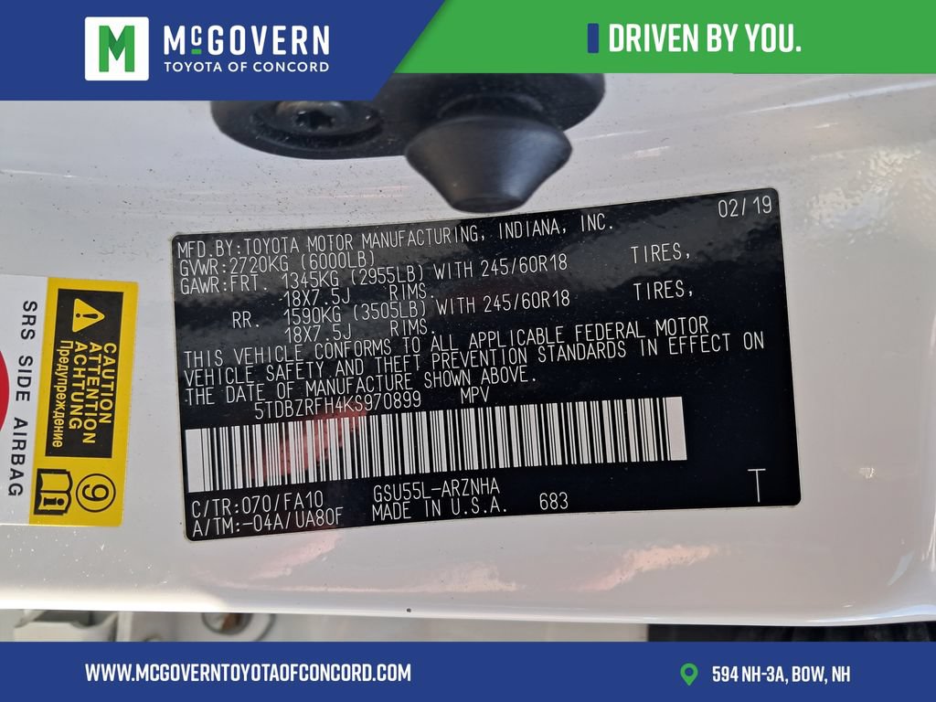 Used 2019 Toyota Highlander Plus AWD/4WD image 26